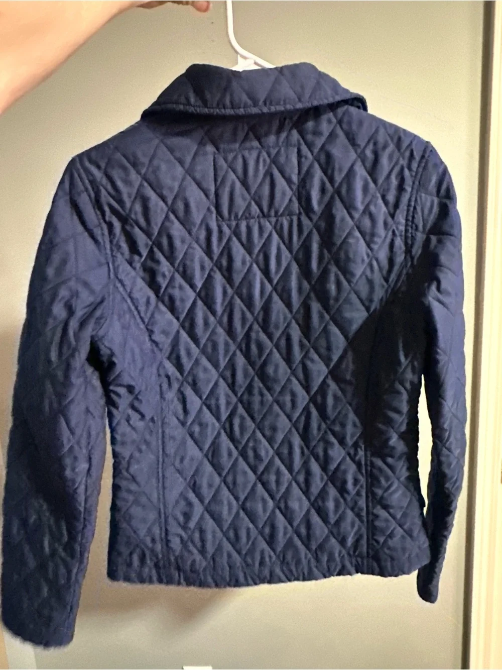 Lilly Pulitzer Navy Quilted ladies small Button-Front Puffer Jacket